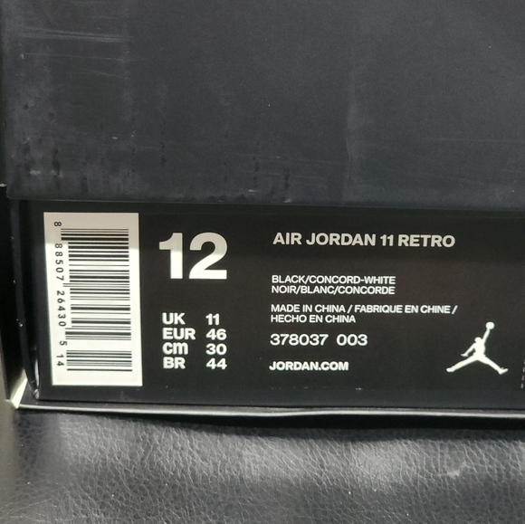 New Jordan Retro 11 Space Jam Size 12 Men - Picture 7 of 10